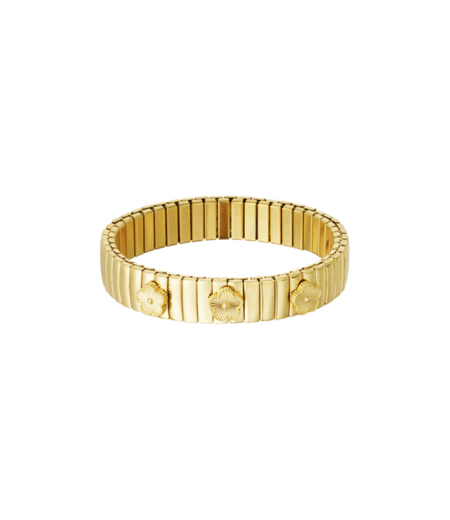 Color Club Armband Statement Bloom - Gold
