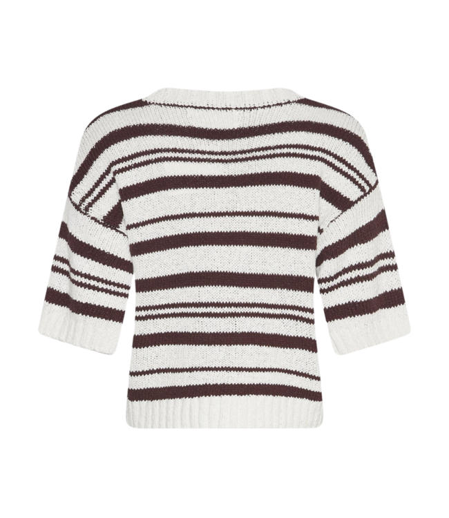 Moss Copenhagen Hannalie 2/4 Pullover - Egret/Fudge