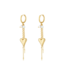 Oorbellen Heart Drop - Gold/Blue