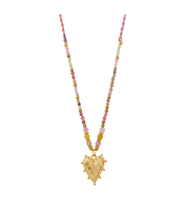 ByJam Ketting Ziva - Multi/Gold