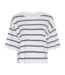 Moss Copenhagen Geanine Rachelle 2/4 Pullover - Egret/Oceana