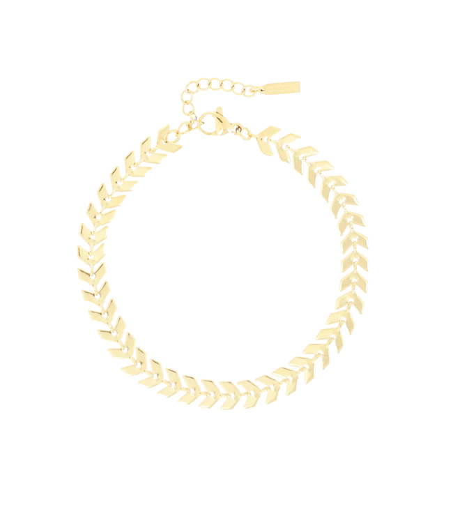 Oozoo Timepieces Armband V-Charm - Gold