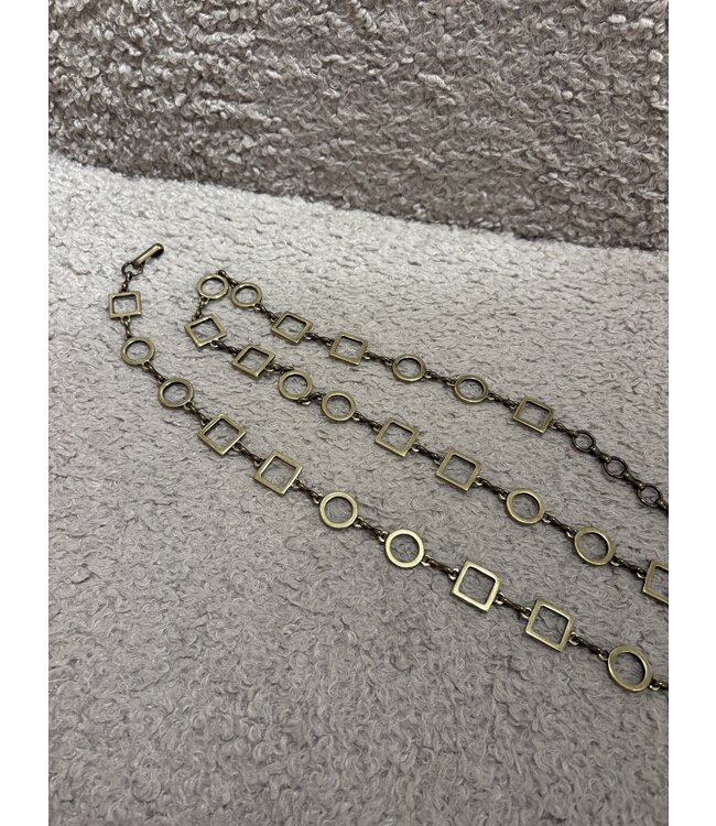 TREZZ Belt Metal - Antique Gold