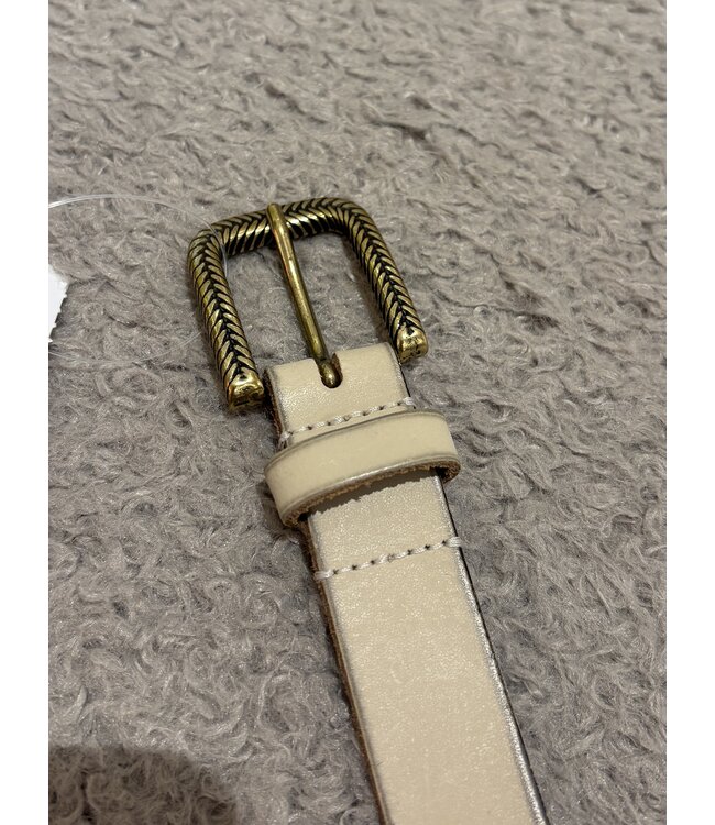 TREZZ Belt Altea Braid Buckle - Cream