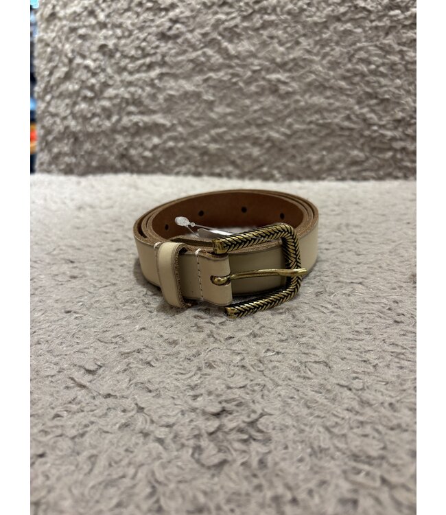 TREZZ Belt Altea Braid Buckle - Cream