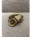 TREZZ Belt Canvas Metalica - Gold/Beige