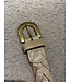 TREZZ Belt Canvas Metalica - Gold/Beige