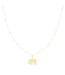 Oozoo Timepieces Ketting Elephant - Gold