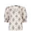 Ydence Top Minthe - Ecru/Black