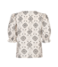 Ydence Top Minthe - Ecru/Black