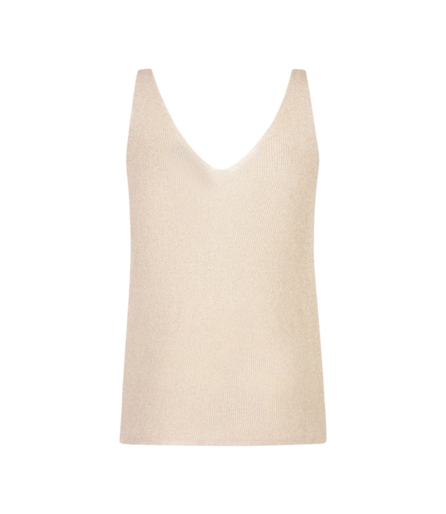 Ydence Knitted Top Lux - Ecru