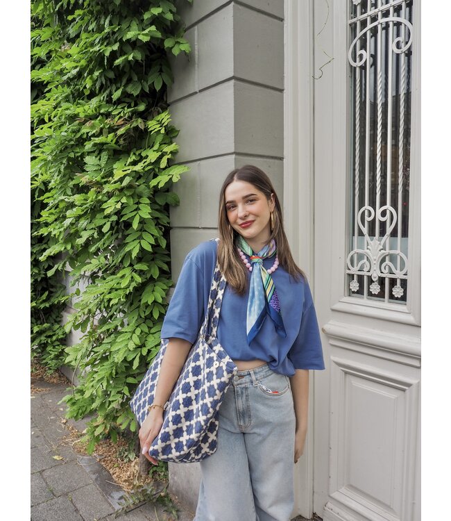 Catwalk Junkie Loose Fit T-Shirt - Bijou Blue