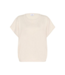 Saint Tropez Mila R-Neck Short Sleeve Pullover - Fog Melange