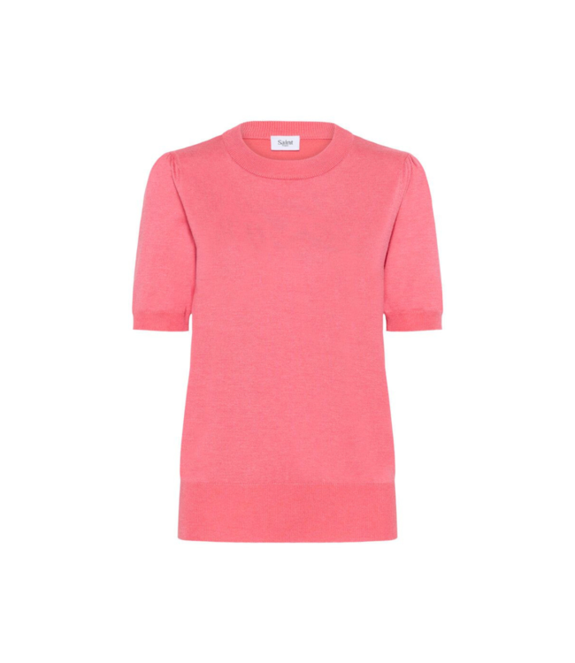 Saint Tropez Mila Short Sleeve Pullover - Fruit Dove Melange