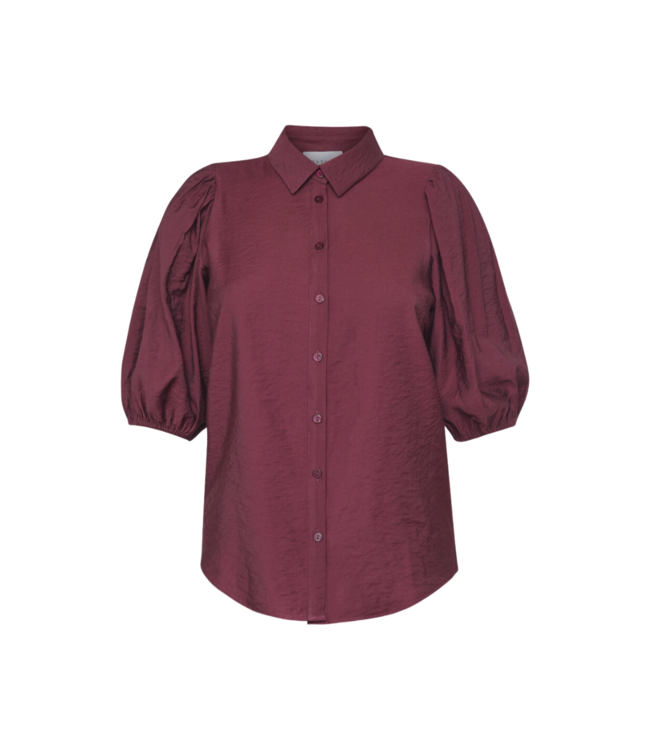 Sisters Point Ella Blouse - Dark Bordeaux