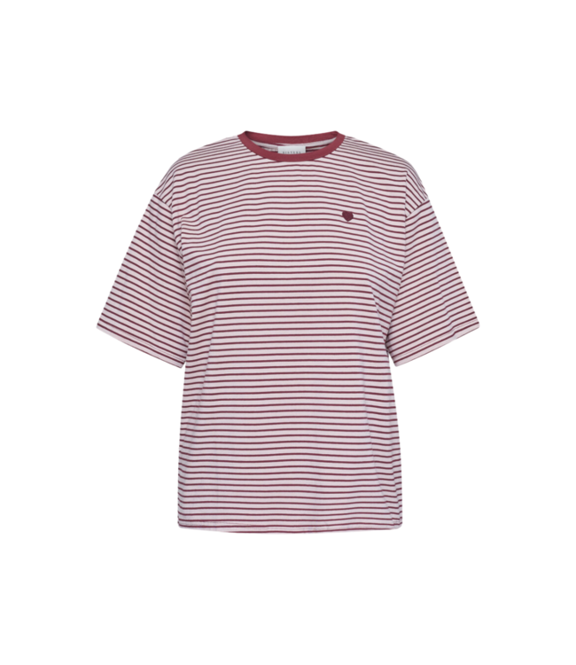 Sisters Point Vez T-shirt - Rose/Bordeaux