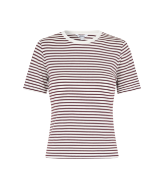MbyM Julie T-shirt - Rose Brown Sugar Stripe