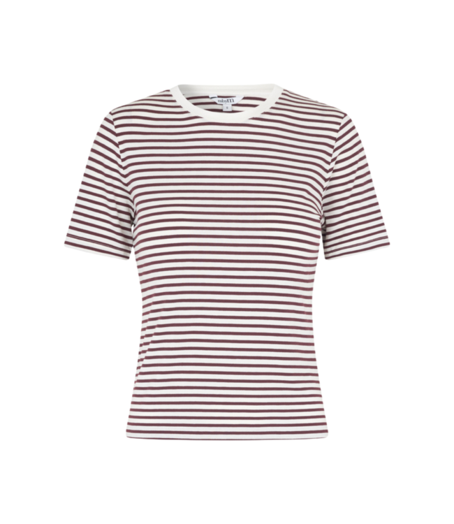 MbyM Julie T-shirt - Rose Brown Sugar Stripe