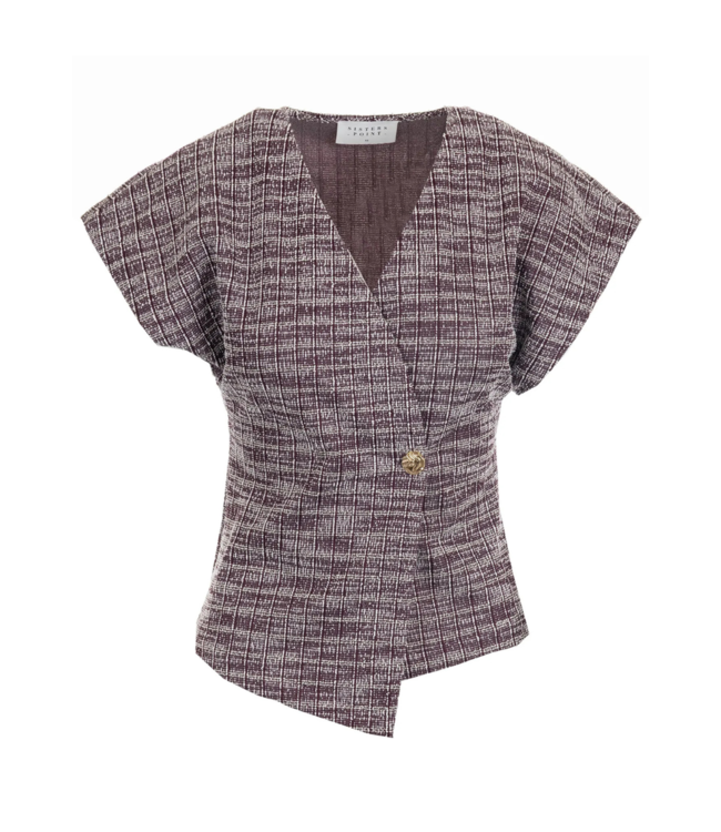 Sisters Point Evela Gilet - Dark Bordeaux