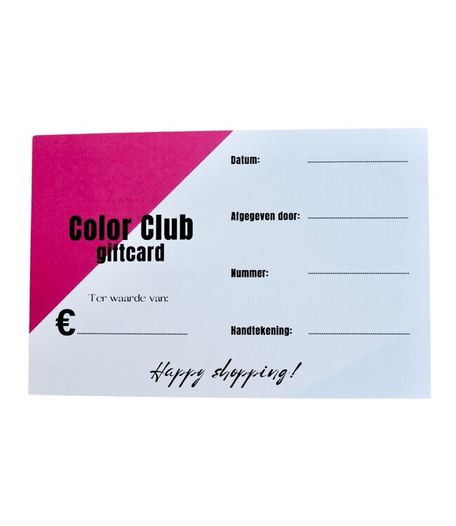 Color Club Cadeaubon €40,-
