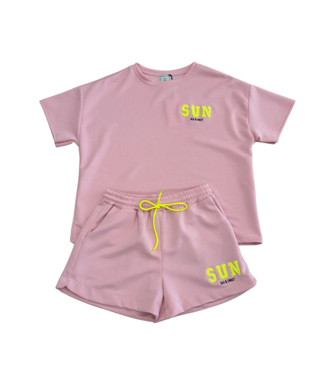 Color Club Marijn Broekje - Roze/Geel