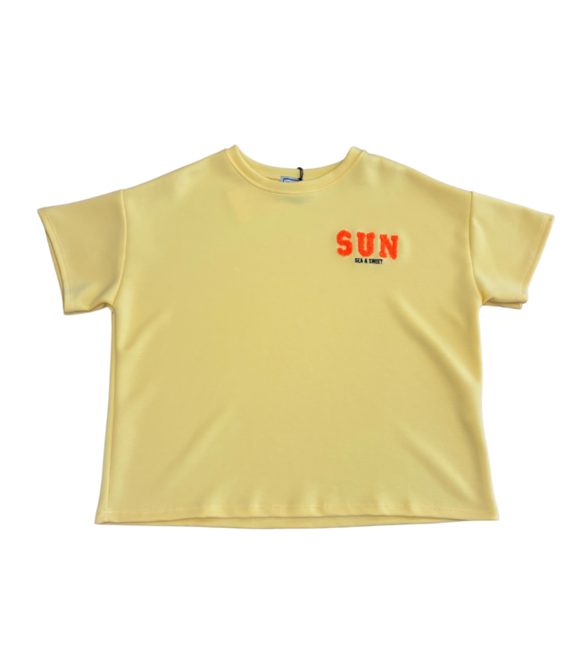Color Club Marijn Oversized Shirt - Geel/Oranje