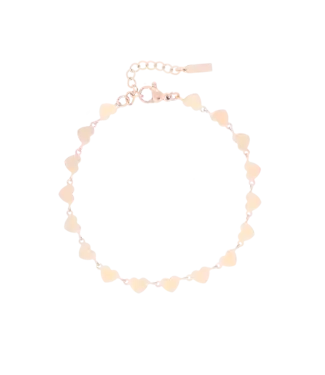Oozoo Timepieces Armband Hearts - Rose Gold