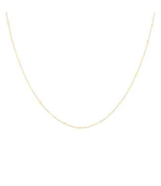 Oozoo Timepieces Ketting Plate - Gold
