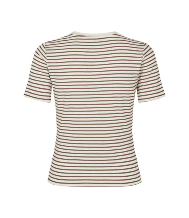 MbyM Julie T-Shirt - Java Sugar Stripe