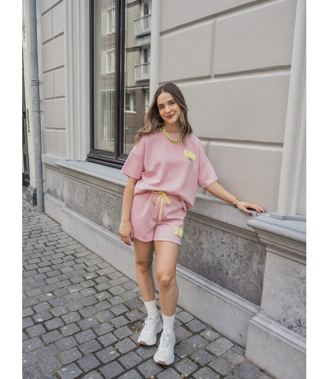 Color Club Marijn Broekje - Roze/Geel