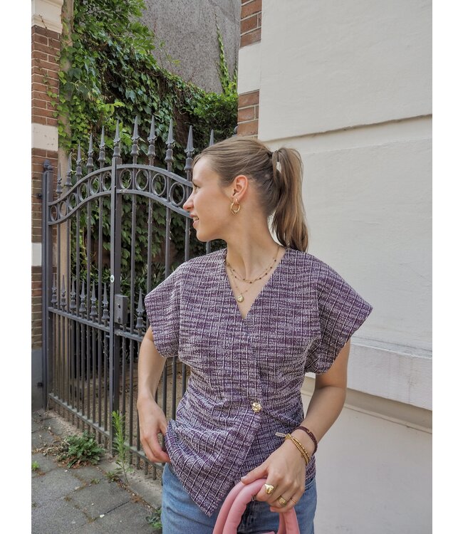 Sisters Point Evela Gilet - Dark Bordeaux