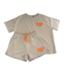 Color Club Marijn Oversized Shirt - Zand/Oranje