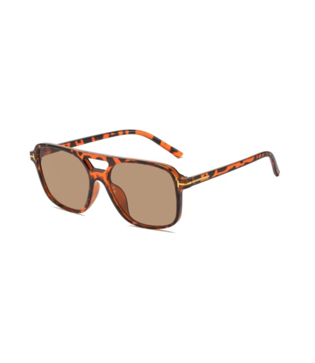 Color Club Retro Sunglasses - Brown
