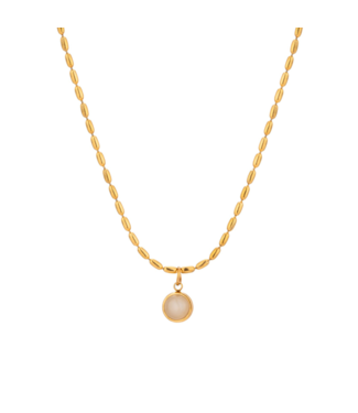 Ketting Geo Gemstone - Gold