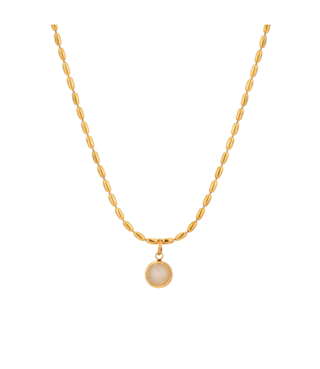 Color Club Ketting Geo Gemstone - Gold