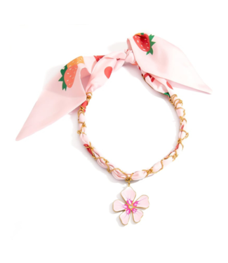 Ketting Romantic Flower - Gold/Pink