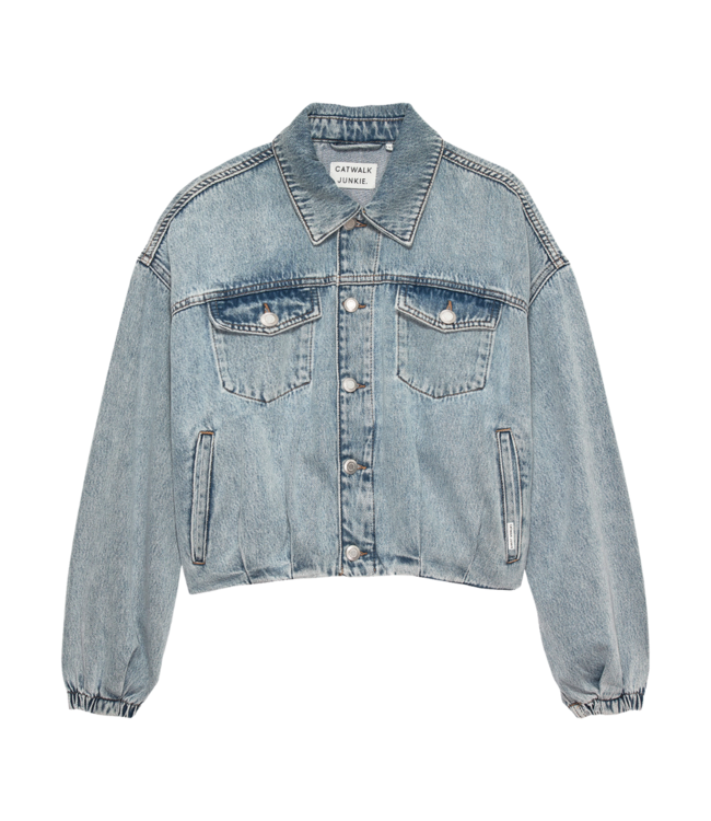 Catwalk Junkie Tuck in Denim Jacket - Air