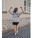 Catwalk Junkie Oversized Graphic T-Shirt - Grey Melange