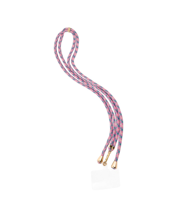 Color Club Telefoonkoord - Light Pink/Blue