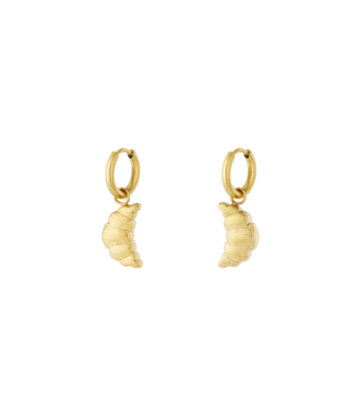 Oorbellen Mini Croissant - Gold