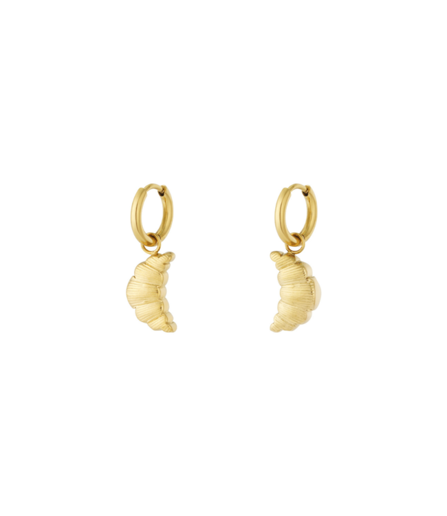 Color Club Oorbellen Mini Croissant - Gold
