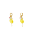 Oorbellen Shell Party - Gold/Yellow