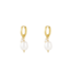 Oorbellen Happy Glow - Gold/White