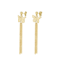 Oorbellen Butterfly Chain - Gold