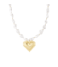 Ketting Pearl Love - White/Gold