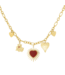 Ketting Endless Hearts - Gold