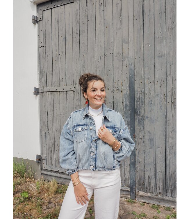 Catwalk Junkie Tuck in Denim Jacket - Air