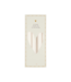 Zusss Set van 4 Rustieke Kaarsen 20cm - Off White