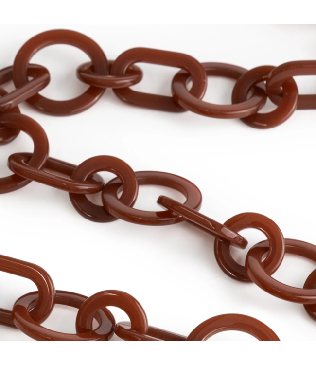 Looplabb Brillenkoord Round - Mauve