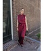 Sisters Point Guto Jumpsuit Satin - Bordeaux